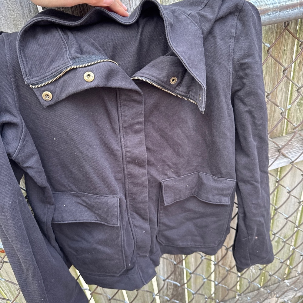 Patagonia Black Organic Cotton Shirt Jacket